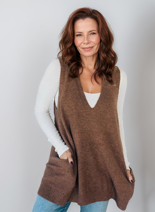 Avenelle Dames Casual Trui met Zakken