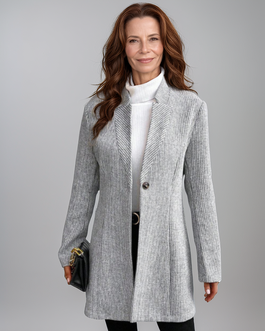 Avenelle Dames Elegante Lange Damesblazer voor de Winter