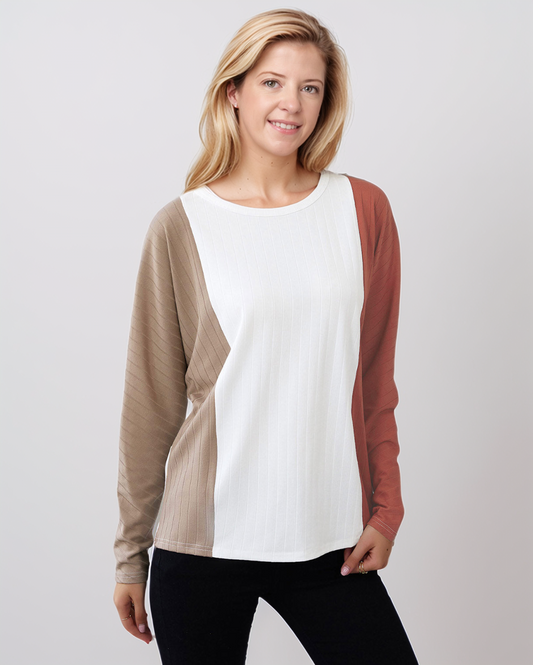 Avenelle Dames Herfst Casual Colorblock Trui