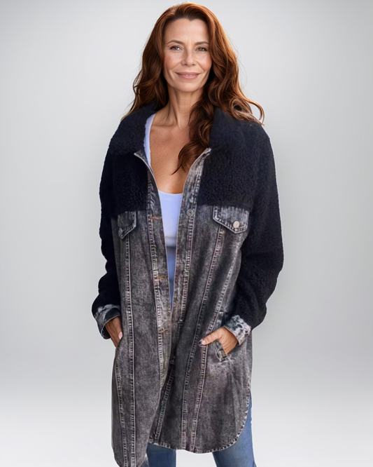 Avenelle Dames Herfst Casual Patchwork Jas