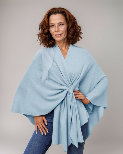 Avenelle Dames Herfst Elegante Poncho met V-Hals