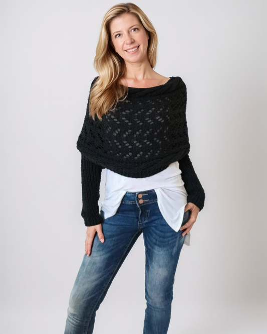 Avenelle Dames Herfst & Winter Bohemian Stijl Sweater Sjaal
