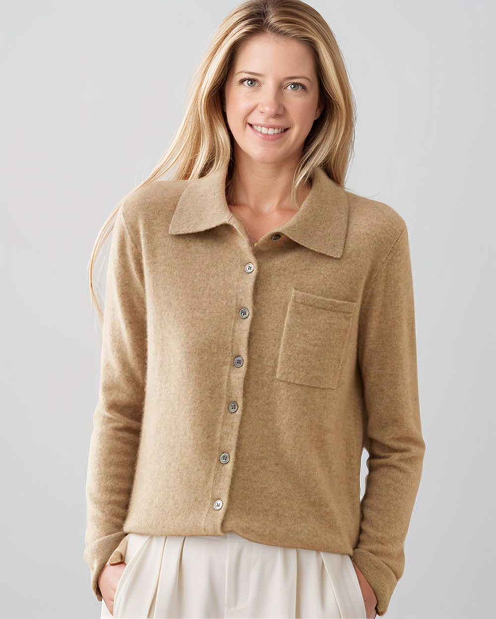 Avenelle Dames Herfst Winter Commuter Cashmere Cardigan