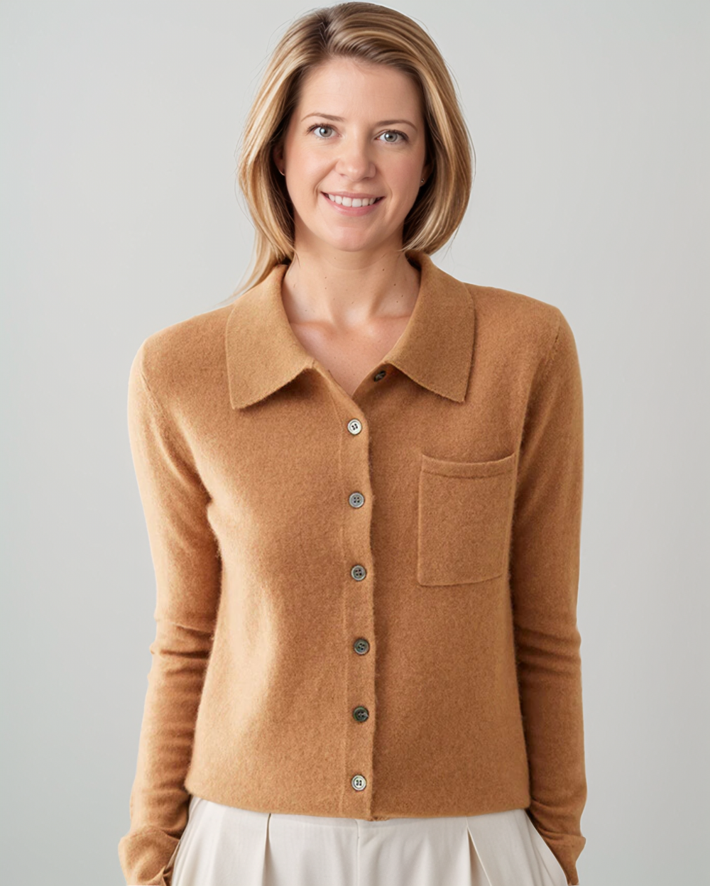Avenelle Dames Herfst Winter Commuter Cashmere Cardigan