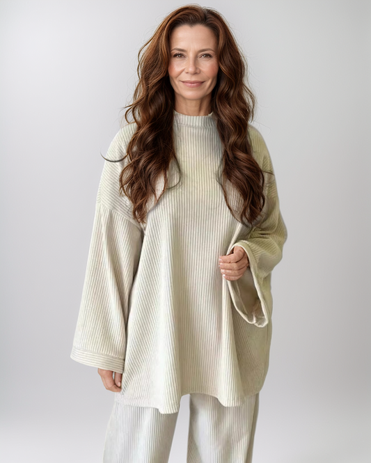 Avenelle Dames Herfst Winter Luxe Tweedelige Set