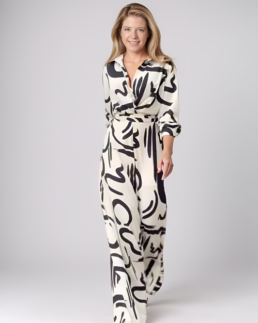 Avenelle Dames Lente & Zomer Casual Bedrukte Jumpsuit