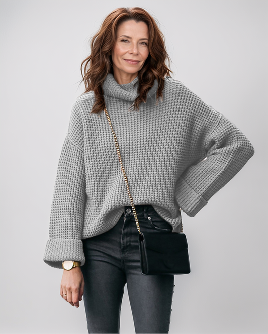 Avenelle Dames Oversized Katoenen Coltrui voor Casual Looks
