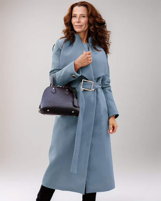 Avenelle Dames Winter Blauw Elegante Formele Jas