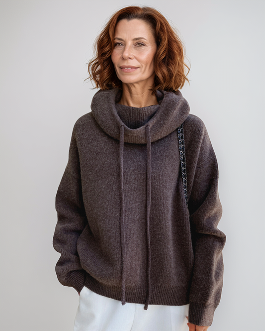 Avenelle Dames Winter Casual Coltrui van Merinowol