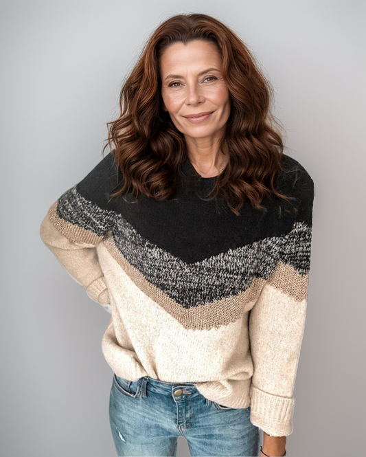 Avenelle Dames Winter Casual Comfortabele Color-Block Trui