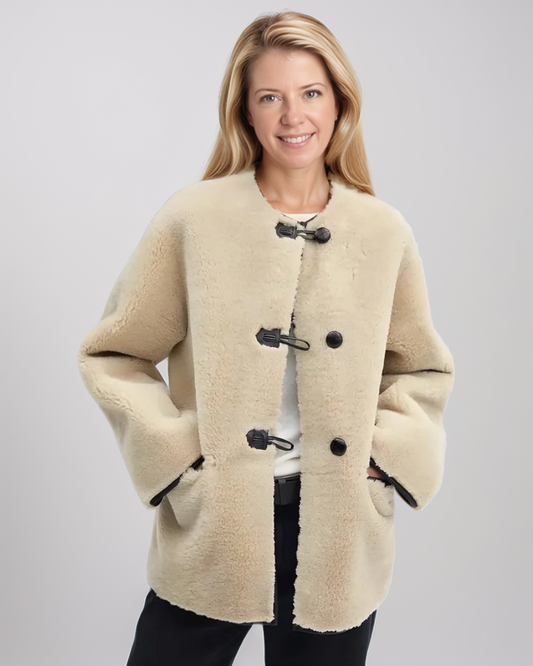 Avenelle Dames Winter Casual Sherpa Jas