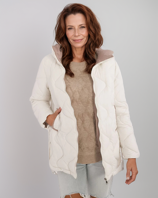 Avenelle Dames Winter Chic Gewatteerde Jas