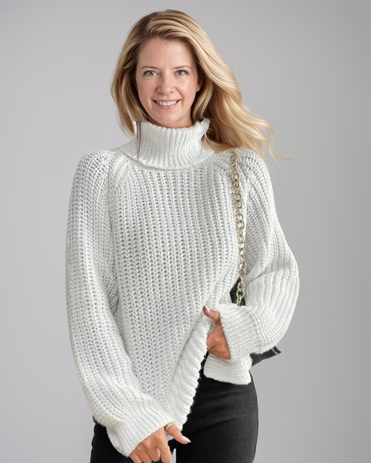 Avenelle Dames Winter Elegante Trui met Hoge Hals