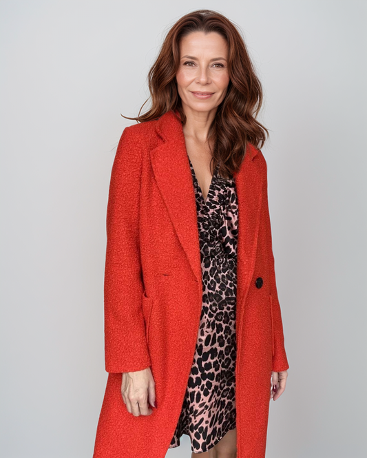 Avenelle Dames Winter Formele Elegante Dubbelknoopjas