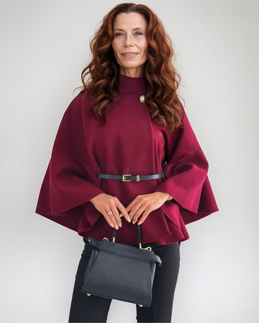 Avenelle Dames Winter Formele Elegante Ponchojas