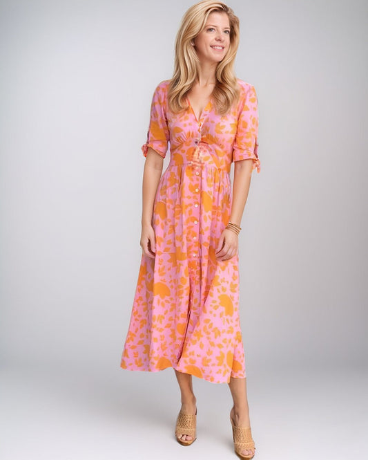 Modiluxa Dames Lente Elegant Chique Casual Maxi-Jurk