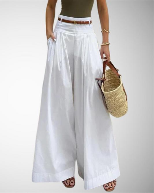 Modiluxa Dames Lente Casual Hoge Taille Wijde Broek