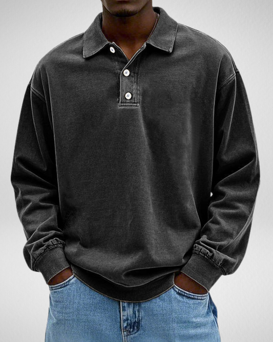 Terbey Men’s Vintage Long Sleeve Shirt