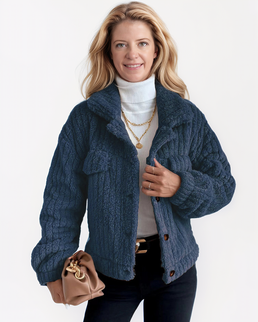 Modiluxa Dames Casual Warme Teddy Winterjas