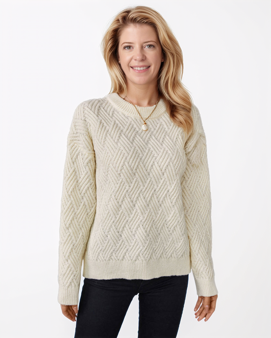 Modiluxa Dames Casual Elegante Gebreide Wintertrui