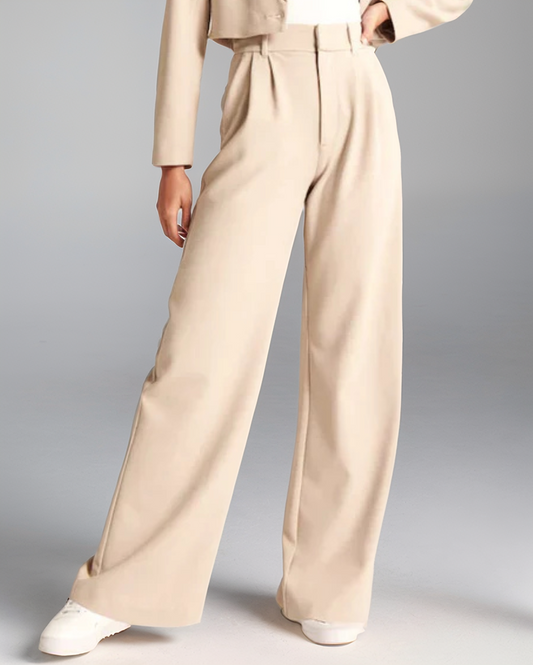 Modiluxa Dames Stijlvolle Wijde Broek