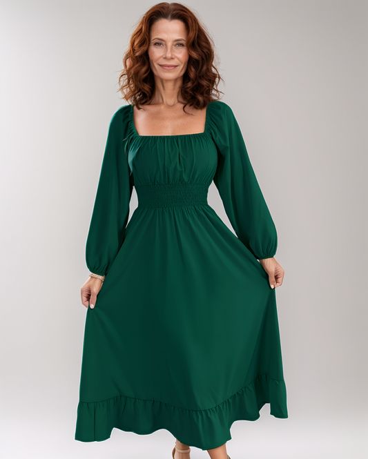 Modiluxa Dames Lente Feestelijke Jurk met Hoge Taille