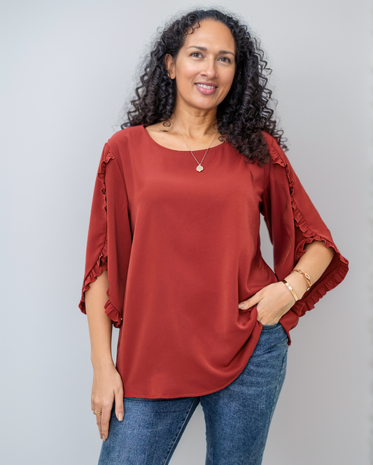 Modiluxa Dames Lente Elegante Blouse - Plus Size Maten
