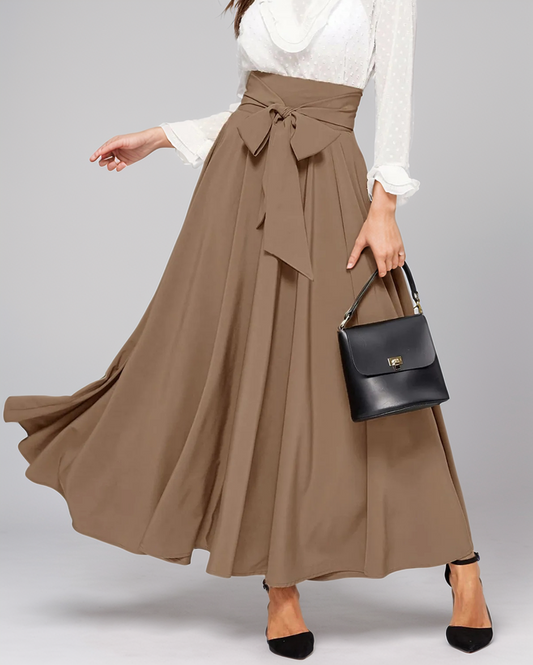 Modiluxa Dames Lente Elegante Semi-Formele Hoge Taille Maxi Rok