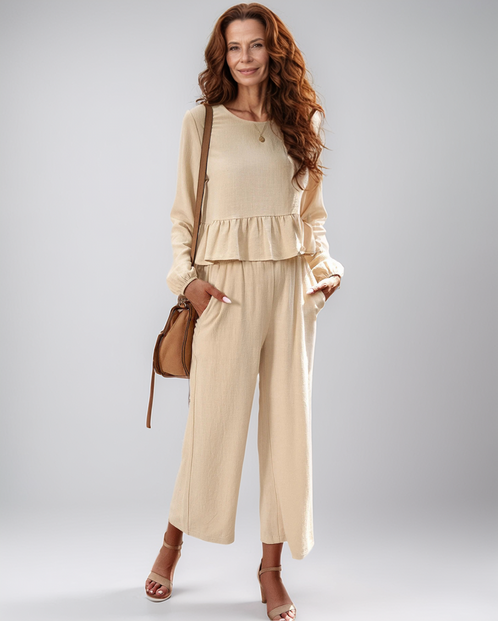 Modiluxa Dames Lente Casual Comfortabele Tweedelige Set - ModiLuxa Modiluxa Dames Lente Casual Comfortabele Tweedelige Set - ModiLuxa