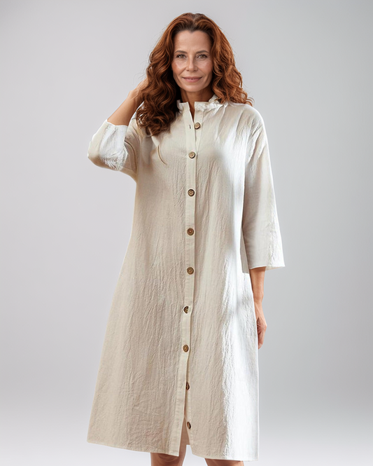 Modiluxa Dames Lente Casual Overhemdjurk