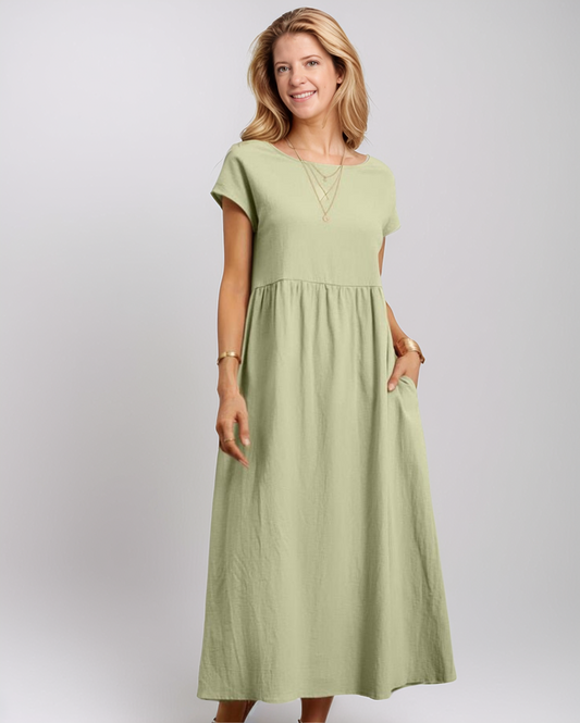 Modiluxa Dames Zomer Casual Comfortabel Maxi Jurk