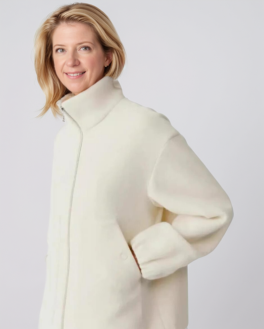 Vroege Herfst Wollen Knit Jas Dames – Zacht en Warm