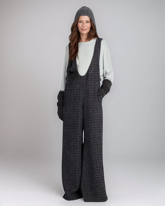 Wollen Jumpsuit Dames – Wijde Pijpen Stijl